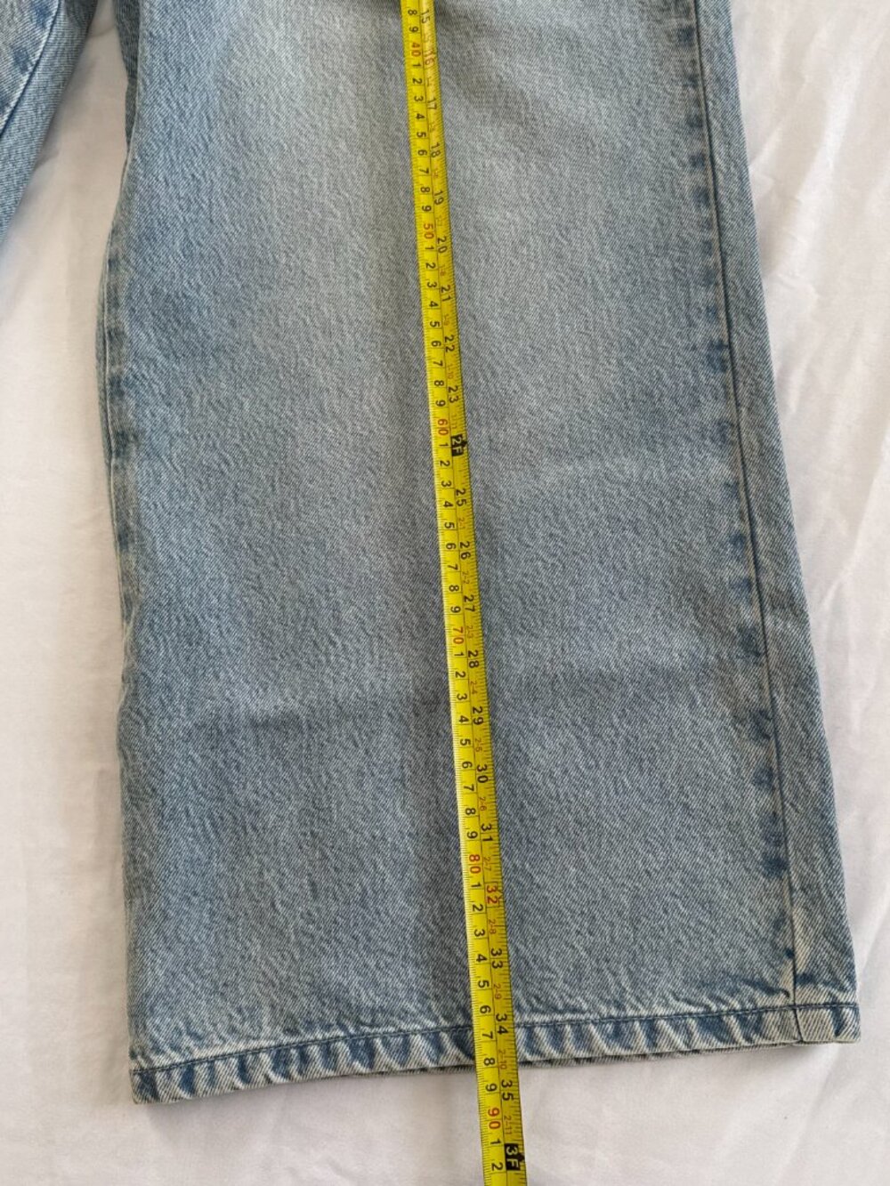 MSRP $110 - MICHAEL KORS Women's Size 16 Selma Crop Wide Leg High Rise Jeans - Picture 7 of 12